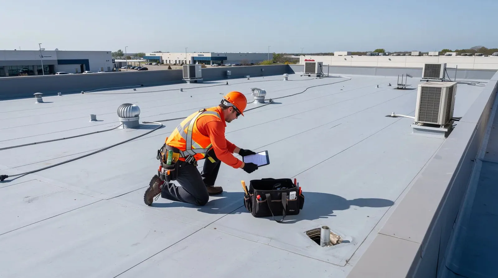 Commercial Roof Asset Management in Pomona