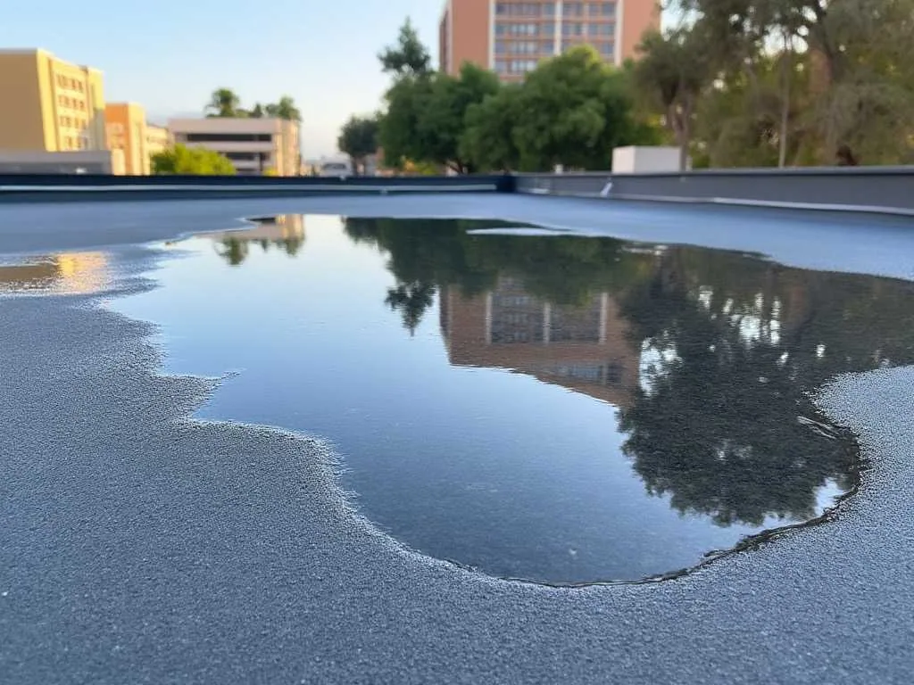 Commercial Roof Ponding Water Repair in Pomona