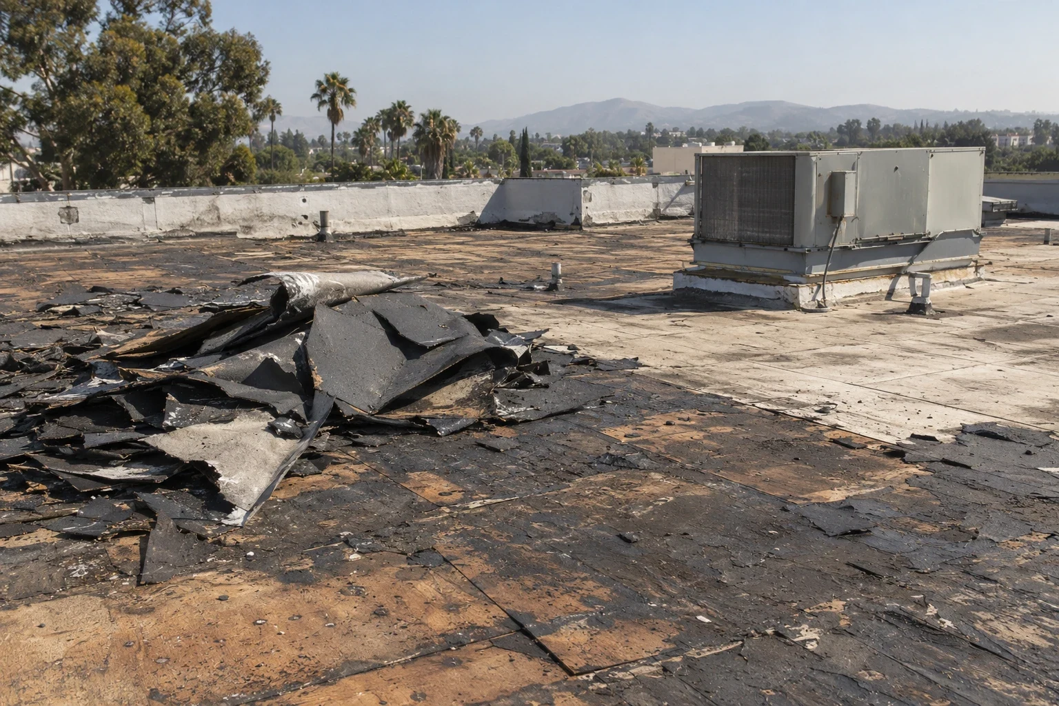 Commercial Roof Replacement in Pomona, CA