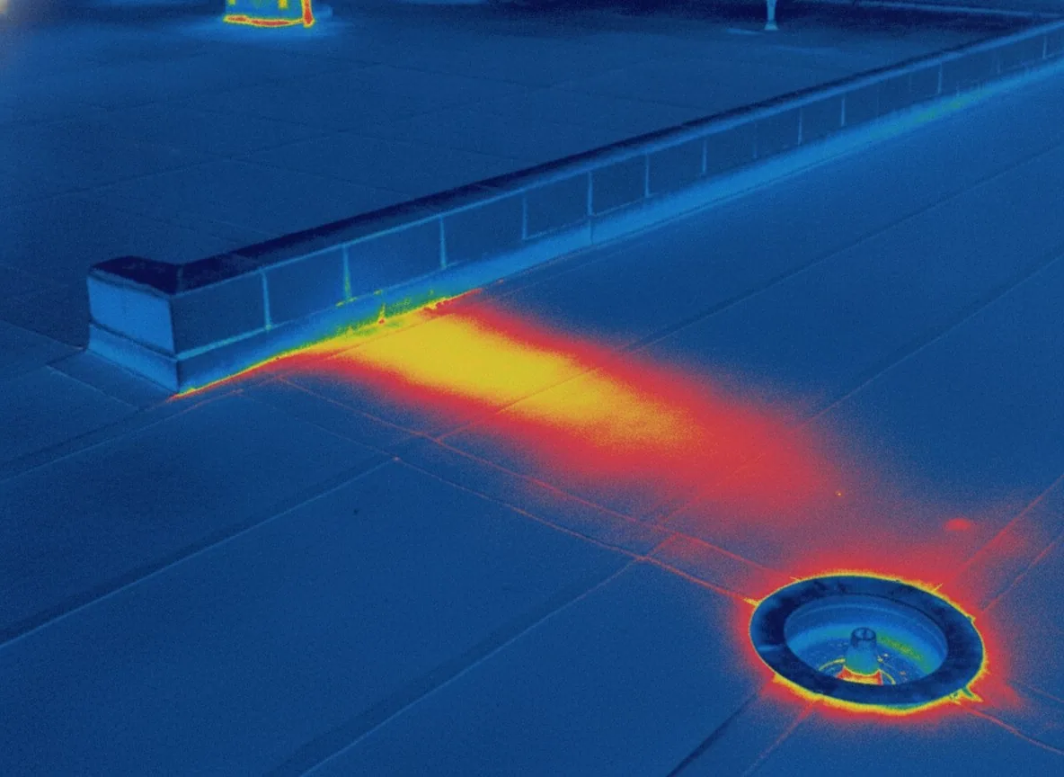 Infrared Roof Moisture Survey in Pomona, CA