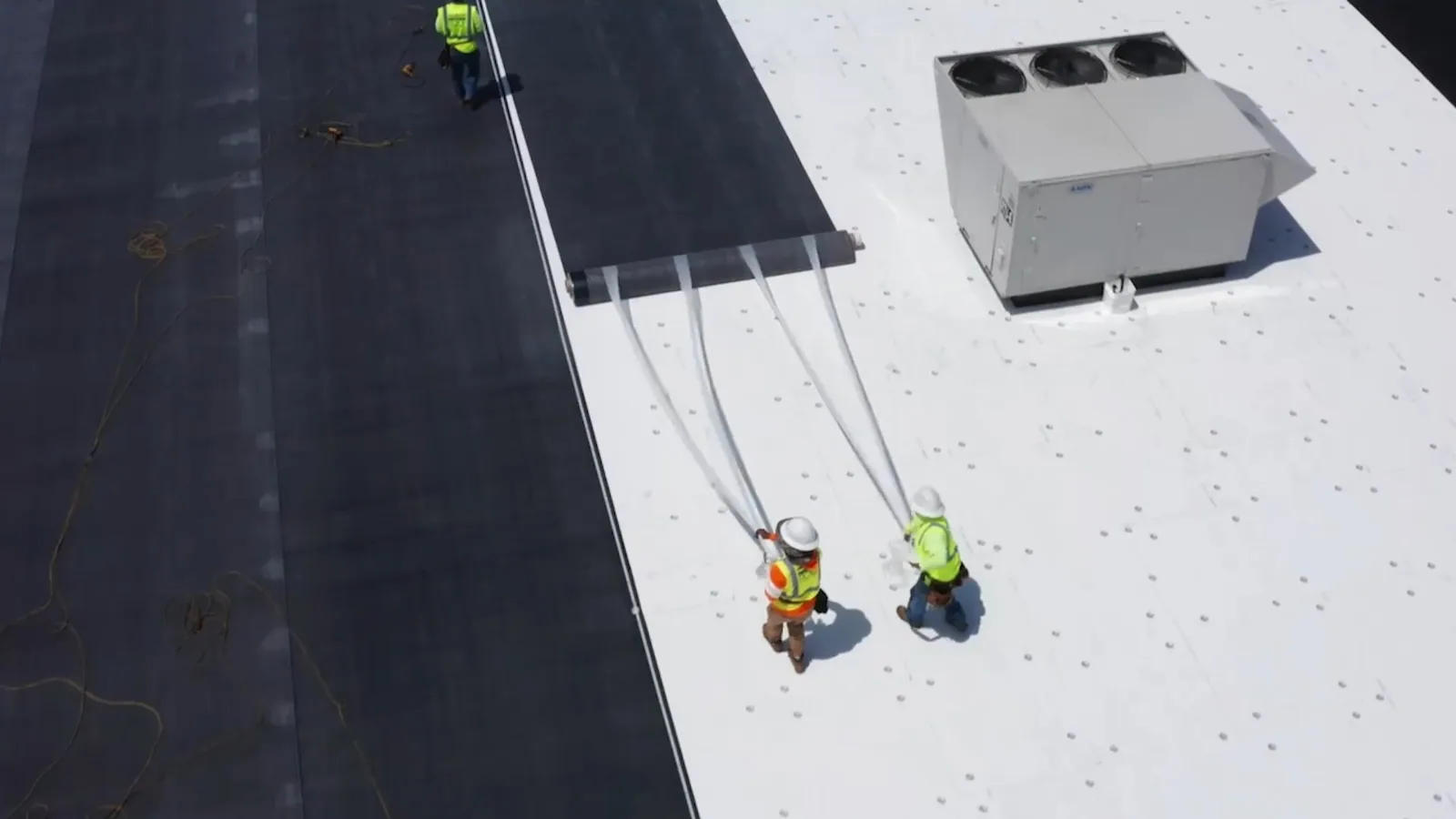 Occupied Building Reroofing in Pomona, CA